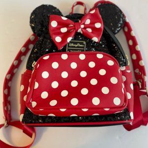 Disney Minnie Mouse Backpack Purse
